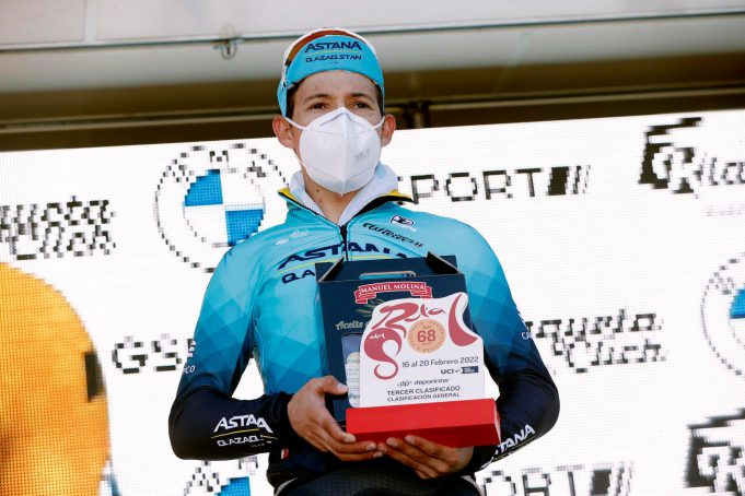 Miguel Ángel López es podio en La Vuelta a Andalucia