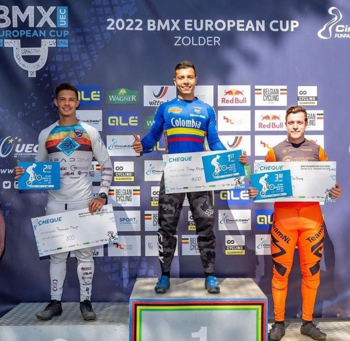Diego Arboleda campeón en la Copa Europea de BMX