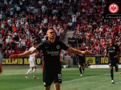 Rafael Santos Borré manda a lista de los goles colombianos en el exterior