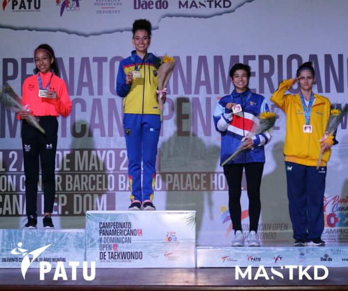 Andrea Ramírez ganó el oro en el Panamericano de taekwondo