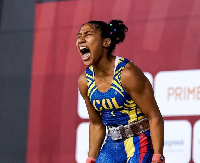 Triple oro para Julieth Rodríguez en el Mundial juvenil de halterofilia