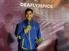 Oro histórico de Diego Álvarez en los Juegos Sordolímpicos