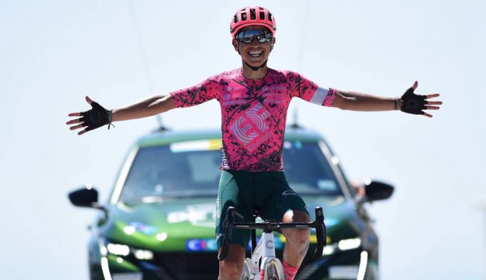 Esteban Cháves, segundo en el Mount Ventoux