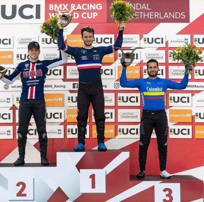 Tercer lugar para Carlos Ramírez en la Copa Mundo de BMX