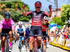 Exhibición y victoria de Jonathan Guatibonza en la tercera etapa de la Vuelta a Táchira