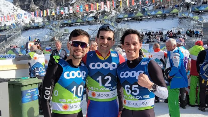 Gran desempeño de Colombia en la primera parada del Mundial de Esquí Nórdico