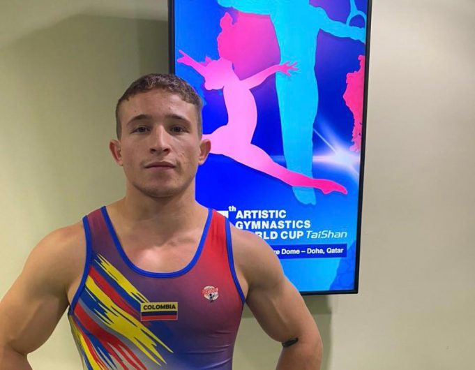 Andrés Jiménez finalizó en el Top 10 de la Copa Mundo de gimnasia