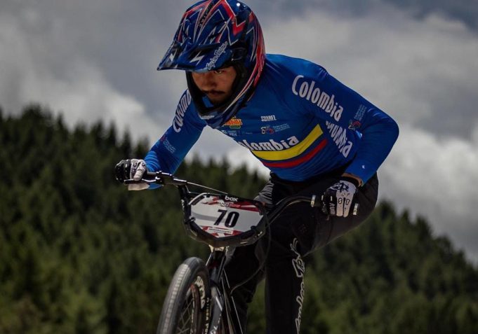 ¡Quinto! Mateo Carmona el mejor colombiano en la Copa Mundo de BMX