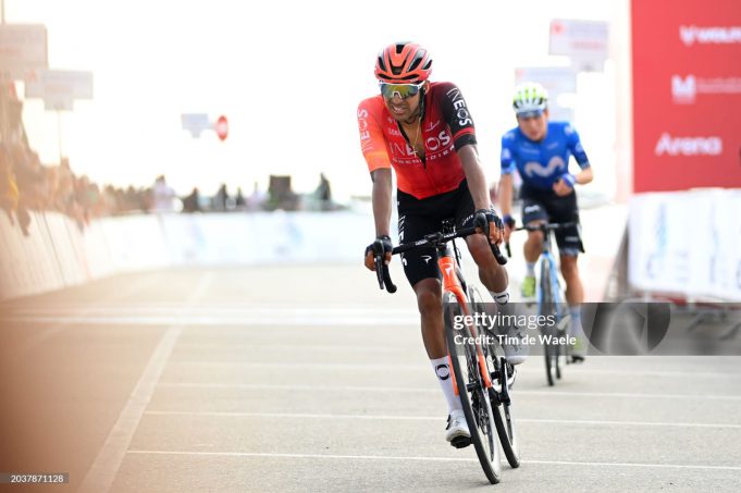 Gran protagonismo de Brandon Rivera en la última etapa del UAE Tour