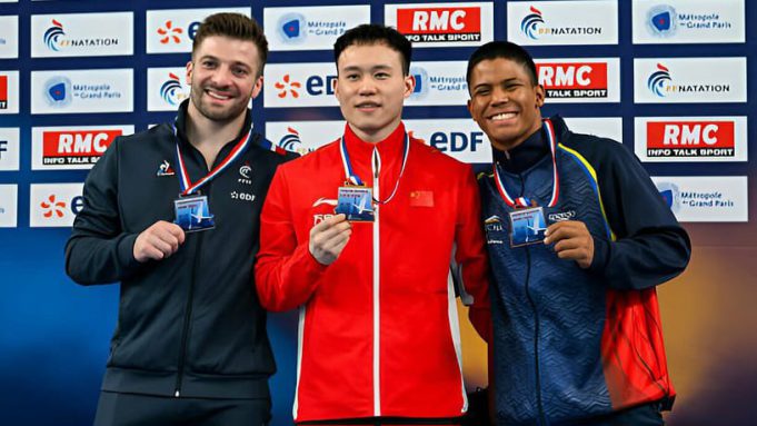 Luis Felipe Uribe ganó bronce en el Open de clavados