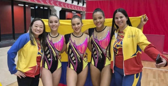 Gimnasia rítmica colombiana en la cima sudamericana con tres preseas