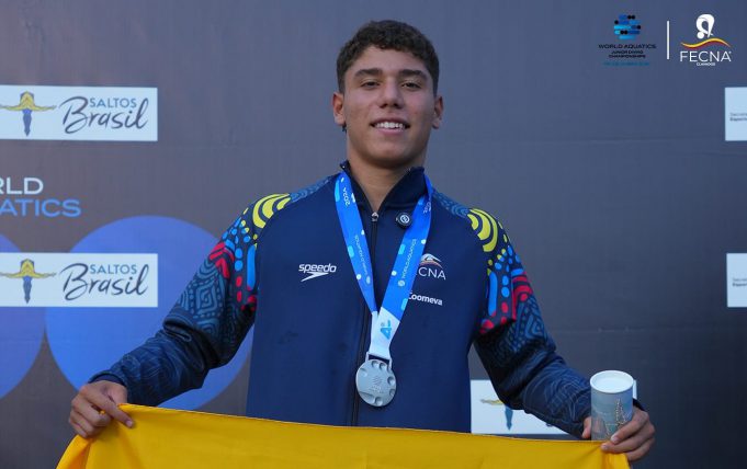 Miguel Esteban Tovar forja su futuro desde el trampolín en Brasil