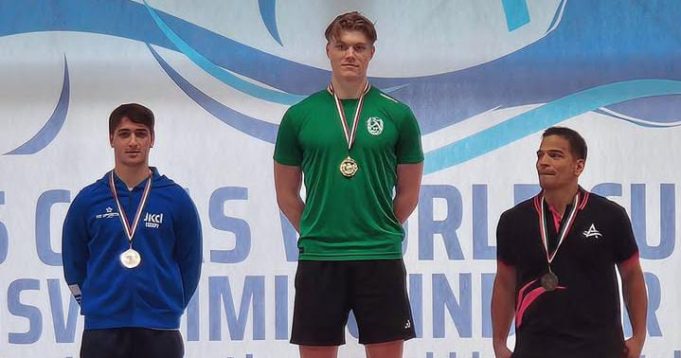 Con cuatro medallas finalizó Colombia la World Cup Finswimming