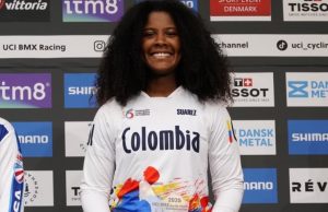Colombia alcanzó el podio en el Mundial de BMX