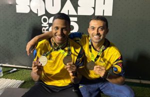 Ronald Palomino y Juan Vargas, campeones en el Panamericano de Mayores de squash