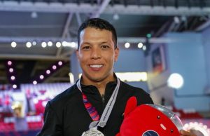 Nelsón Crispín fue segundo en el mundial de paranatación