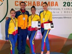 Plata y bronce para Colombia en el Sudamericano de Gimnasia Rítmica