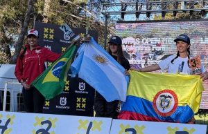 Podio de Daniella Acosta en el Latino Americano de Enduro