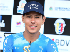 Brandon Rojas finalizó en el podio de la Vuelta al Táchira
