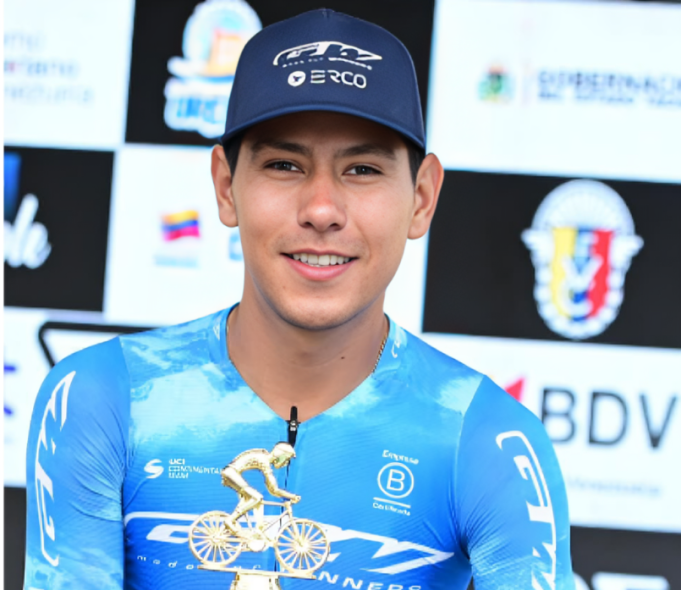 Brandon Rojas finalizó en el podio de la Vuelta al Táchira