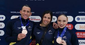 Primera medalla para Colombia en la Copa Mundo