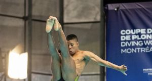 Luis Felipe Uribe es bronce en Copa Mundo de clavados