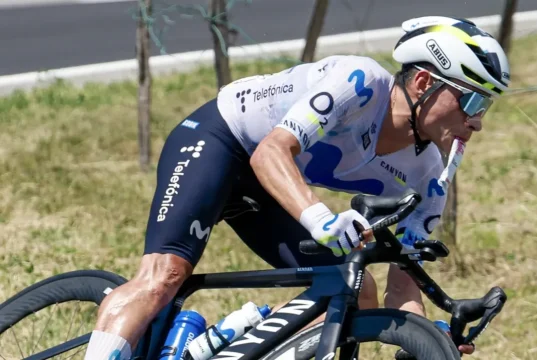 Einer Rubio estuvo cerca de la victoria en la etapa 17 del Giro