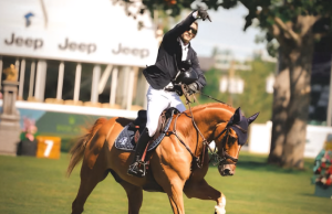 Mark Bluman en el International Ring del Spruce Meadows 'National