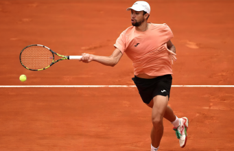 Daniel Galán en el Challenger de Lyon