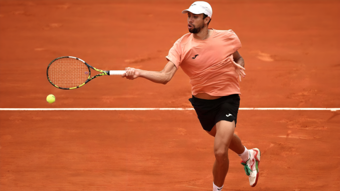 Daniel Galán en el Challenger de Lyon