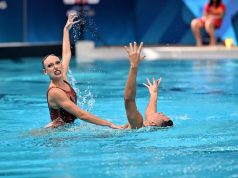 Emily Minante y Gustavo Sánchez en la Copa Mundo
