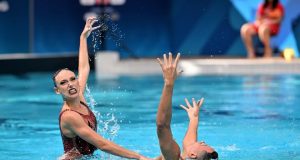 Emily Minante y Gustavo Sánchez en la Copa Mundo