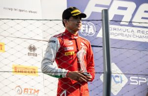Salim Hanna en la cuarta ronda de la Fórmula Regional Europea en Monza./ Tomada de @salimhanna88 en Instagram