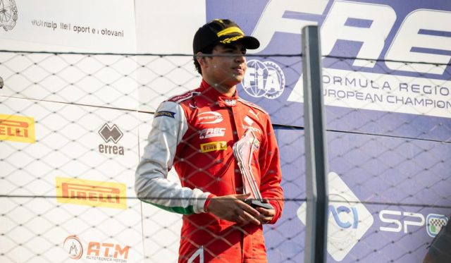Salim Hanna en la cuarta ronda de la Fórmula Regional Europea en Monza./ Tomada de @salimhanna88 en Instagram