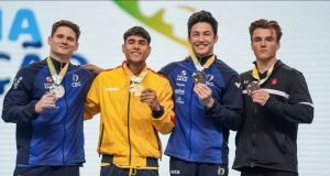 Podio de Ángel Barajas en el Panamericano de Gimnasia