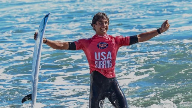 Kahlil Piñeres es el nuevo campeón USA Surfing National