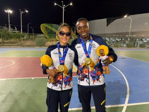 Angie Pabón y Luis Arizala en los Juegos Parasuramericanos Valledupar 2026/ Cortesia del Comité Paralímpico Colombiano