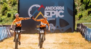 Mónica Calderón y Costanza Fasolis en la Andorra Epic/ Tomada de @massi_isbsport en Instagram