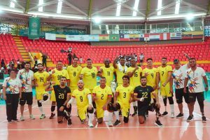 Colombia en el voleibol sentado en los Juegos Parasuramericanos/ Tomada de @mindeporteco en Instagram