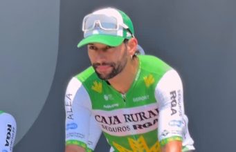 Fernando Gaviria en la etapa 5 del Tour de Francia/ Tomada de @cajarural_rga en Instagram