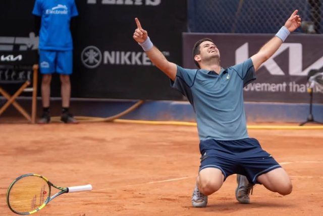 Nicolás Mejía en el Challenger de Bogotá/ Tomada de @nicomejia00 en Instagram