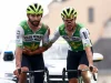 Gaviria tras el accidentado final de la etapa 12 del Tour de Francia.