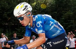 Einer Rubio en la etapa 15 del Tour de Francia/ Tomada del Movistar Team