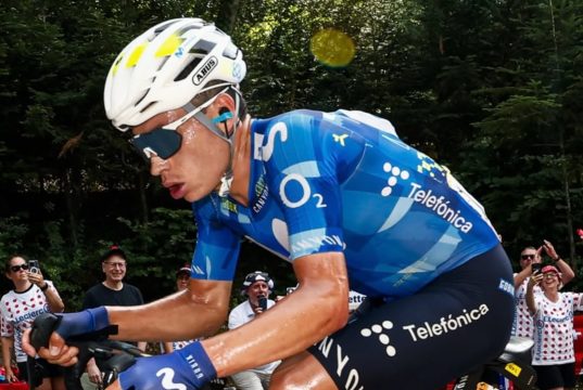 Vingegaard abandona el Tour en la etapa 15 Einer Rubio en la etapa 15 del Tour de Francia/ Tomada del Movistar Team