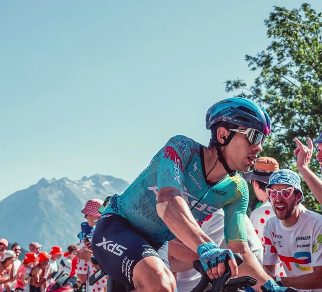 Harold Tejada en la etapa de montaña del Tour de Francia/ Tomada de Harold Tejada en Instagram