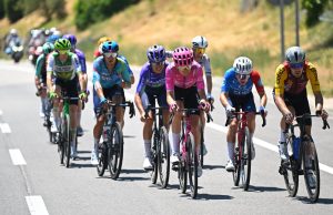 Tejada presente en el inicio de montaña en el Tour de Francia Harold Tejada en la fuga del día en el Tour de Francia/ Tomada del Tour de Francia en X