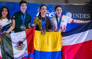 Valeria Moreno bicampeona paranamericano de parkour