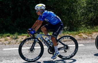Einer y Egan presentes en la fuga del Tour de Francia Einer Rubio en la etpa 14 del Tour de Francia/ Tomada del Movistar Team en X