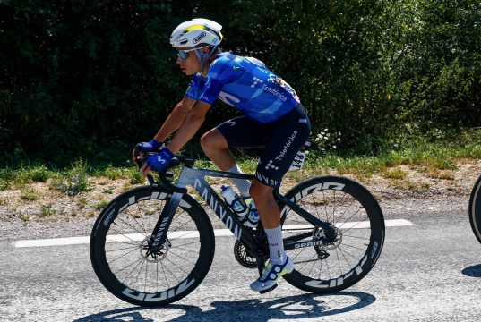 Einer y Egan presentes en la fuga del Tour de Francia Einer Rubio en la etpa 14 del Tour de Francia/ Tomada del Movistar Team en X