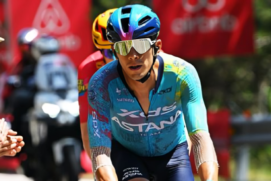 Nueva fuga para Colombia en el Tour de Francia Harold Tajada la carata colombiana en el top 10 del Tour de Francia/ Tomada de ESPN - Getty